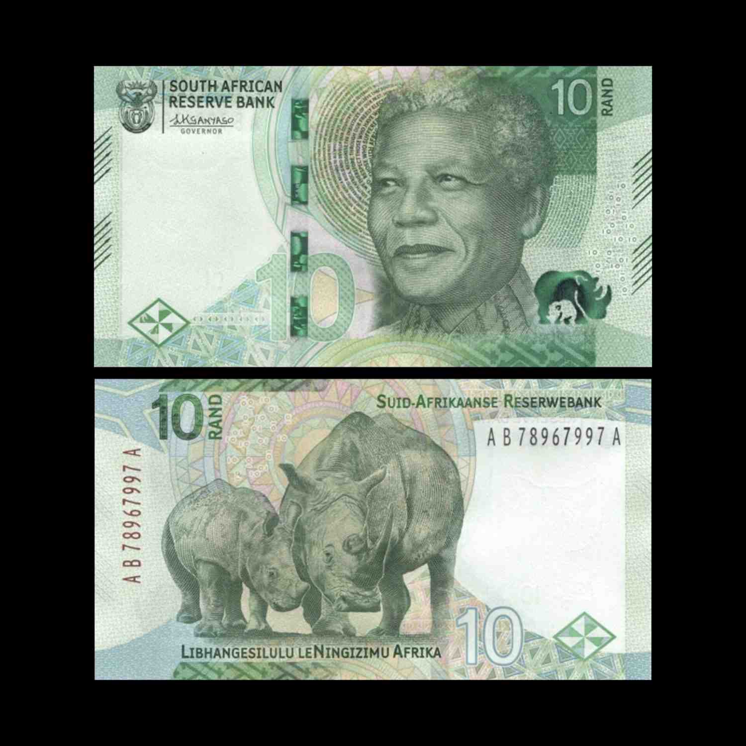 南アフリカ 10ランド 2023 P 148 UNC 南アフリカ SET 3 UNC 10 20 50 ランド 2023